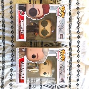 Good Omens Funko Pop set